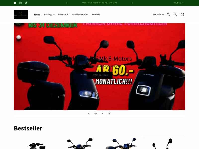 › Voir plus d'informations : Kaya E-motors (Elektro Roller, Elektro Scooter & Elektro Chopper)