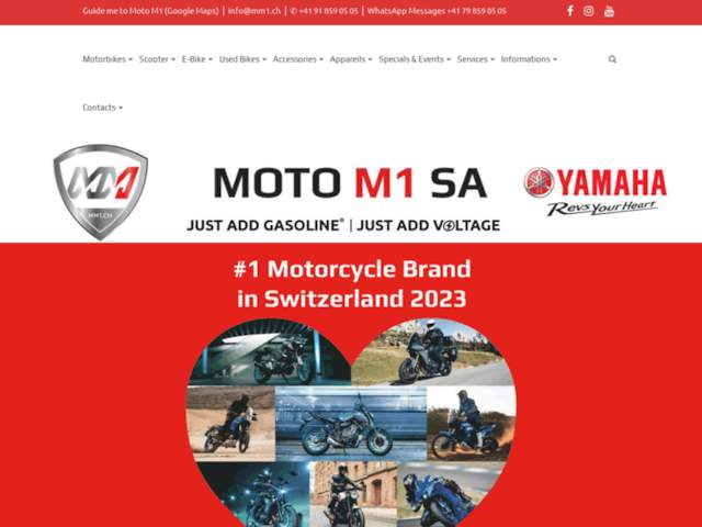 Moto M1 SA - YAMAHA Motorcycles