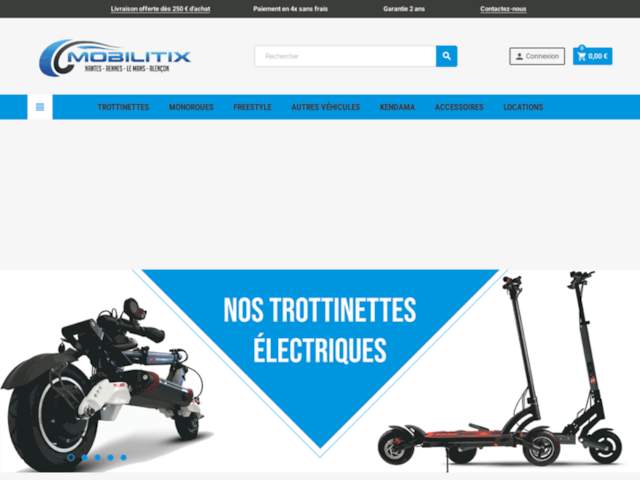 Mobilitix Nantes : Réparation et vente de trottinettes, monoroues et skates électriques, Trot freestyle