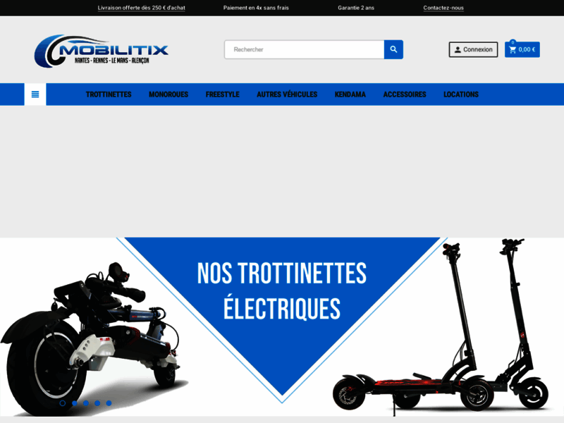 › Voir plus d'informations : Mobilitix Tours : Réparation et ventes de trottinettes, scooters et monoroues électriques