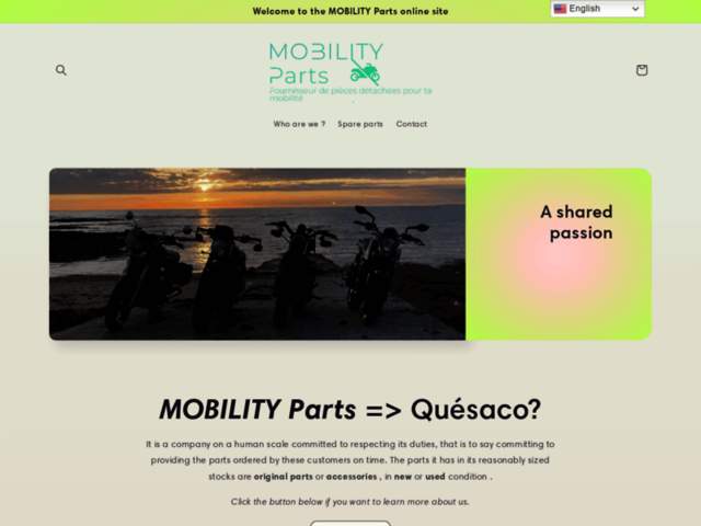 › Voir plus d'informations : Mobility Parts