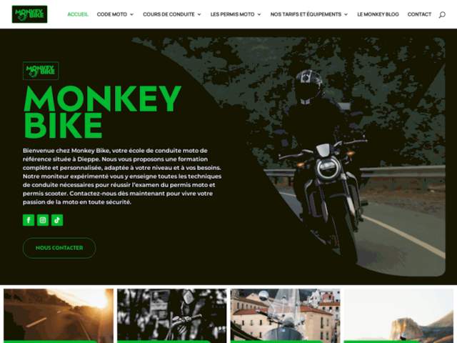 Motorcycle School Monkey Bike