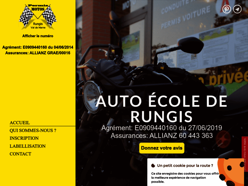 › Voir plus d'informations : Auto-Ecole de Rungis