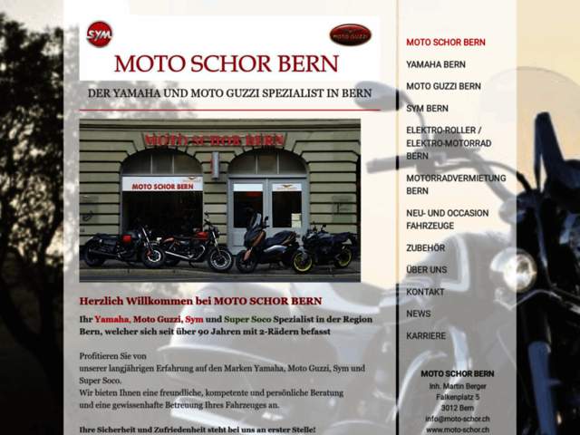 › Voir plus d'informations : Moto Schor Bern / Inh. Martin Berger