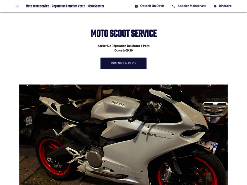 › Voir plus d'informations : Moto scoot service - Reparation Entretien Vente - Moto Scooter