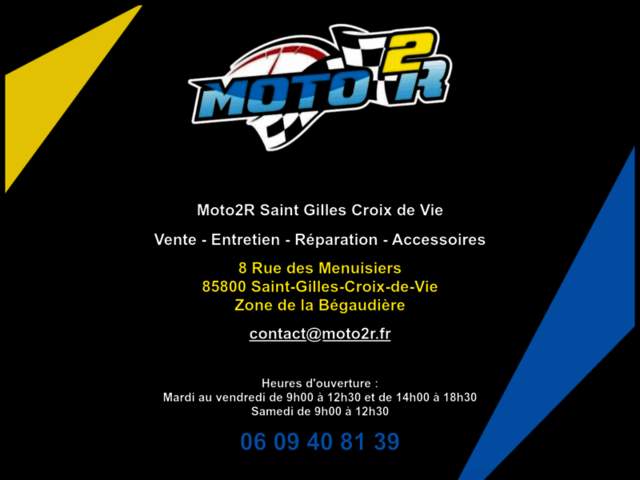 › Voir plus d'informations : Moto 2R