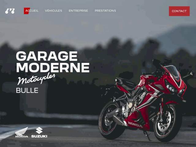 Garage Moderne Honda moto