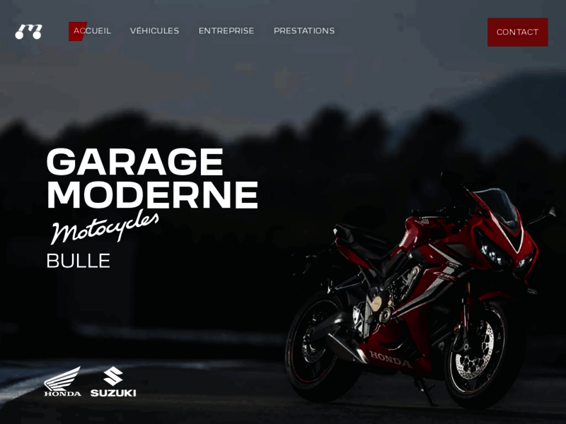 › Voir plus d'informations : Garage Moderne Honda moto