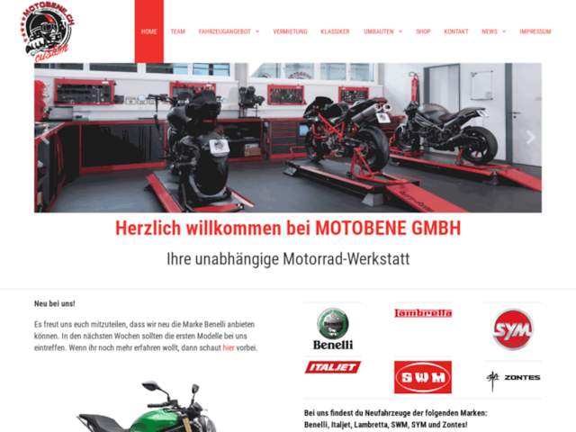 Motobene GmbH - VOGE - Zontes - SYM - SWM - Italjet - Benelli -