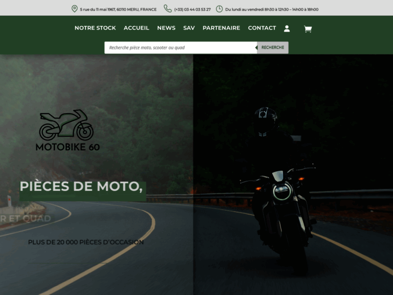 › Voir plus d'informations : Motobike 60
