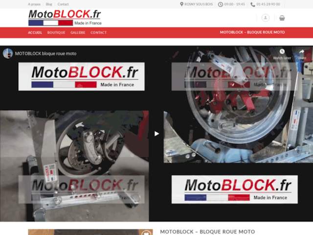 MOTOBLOCK - Bloque roue motos