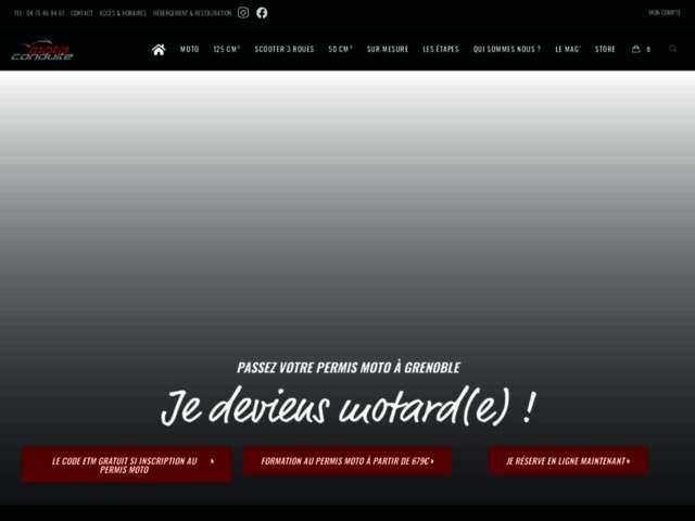 › Voir plus d'informations : Moto Conduite