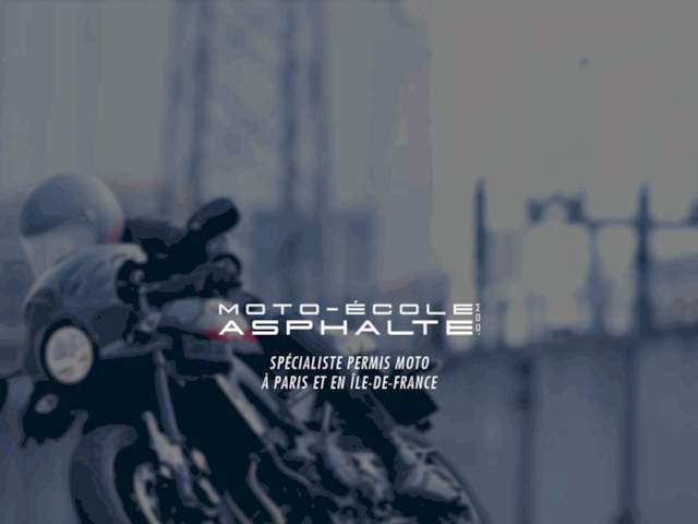 moto école Asphalte