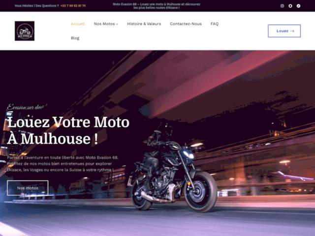 › Voir plus d'informations : Moto Evasion 68 | Location Motos Mulhouse