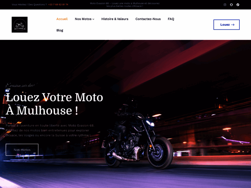 › Voir plus d'informations : Moto Evasion 68 | Location Motos Mulhouse