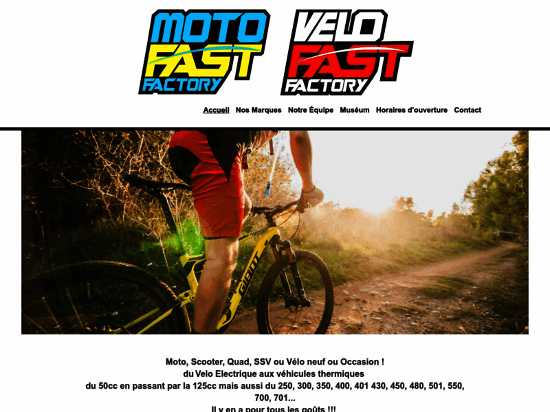 › Voir plus d'informations : Moto & Vélo Fast Factory