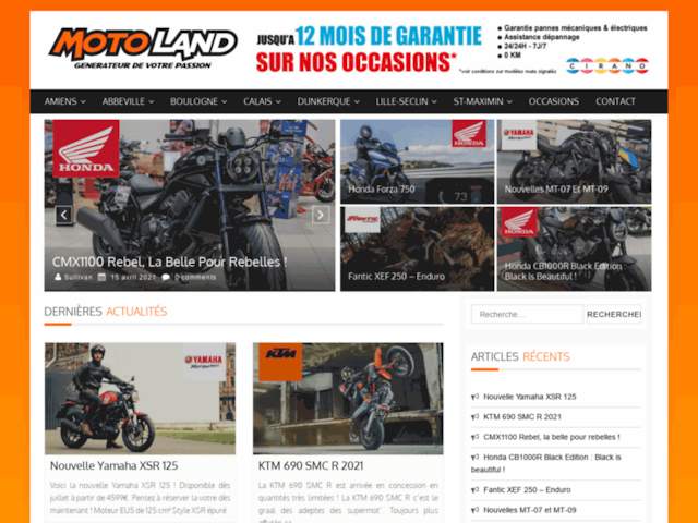 Moto land honda