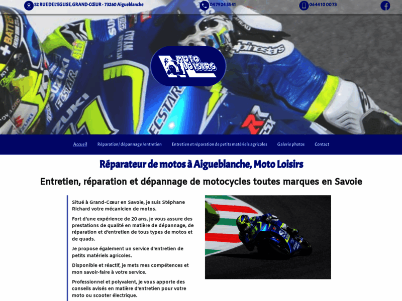 › Voir plus d'informations : MOTO LOISIRS