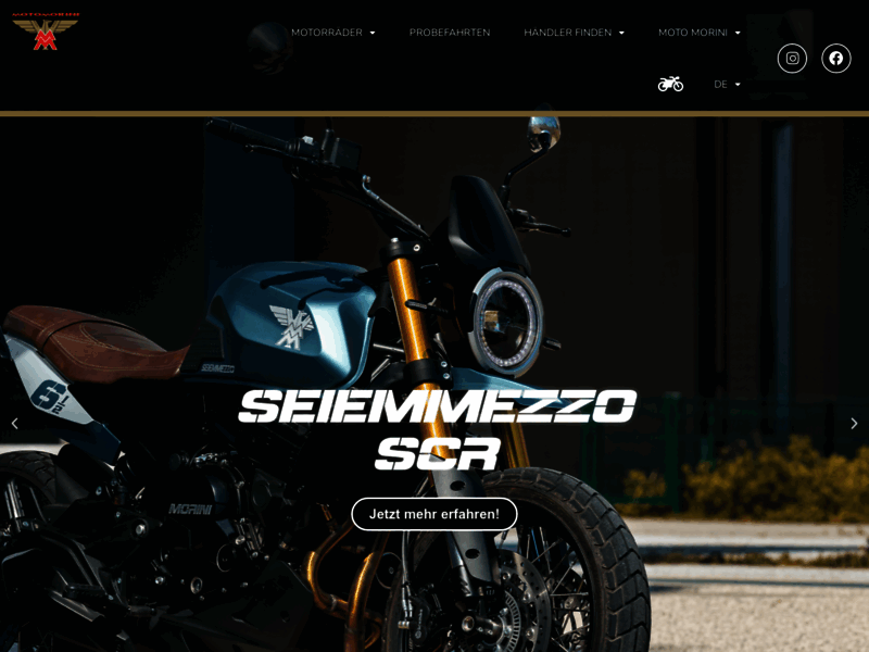 › Voir plus d'informations : Moto Morini Switzerland