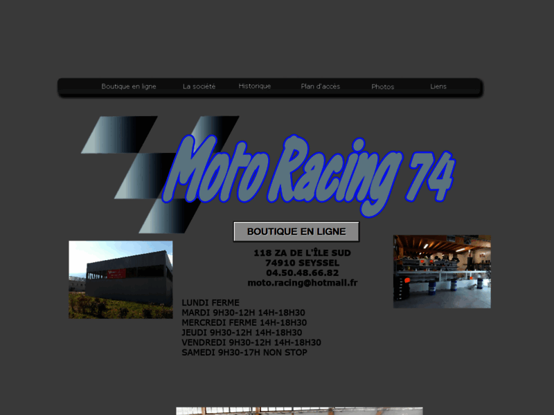 › Voir plus d'informations : MOTO RACING 74