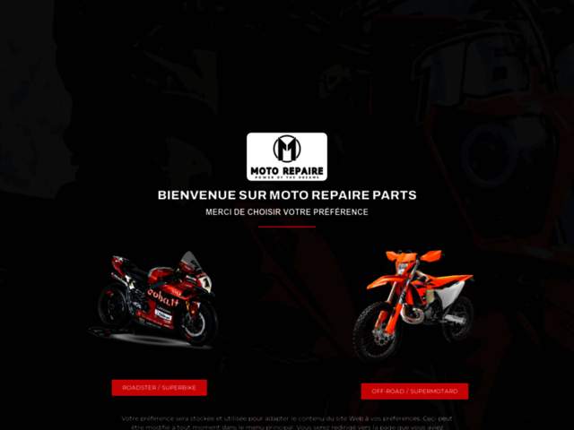 › Voir plus d'informations : Moto repaire