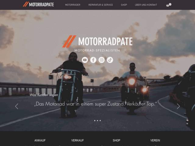 Motorradpate