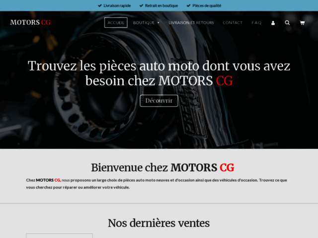 › Voir plus d'informations : Motors Cg