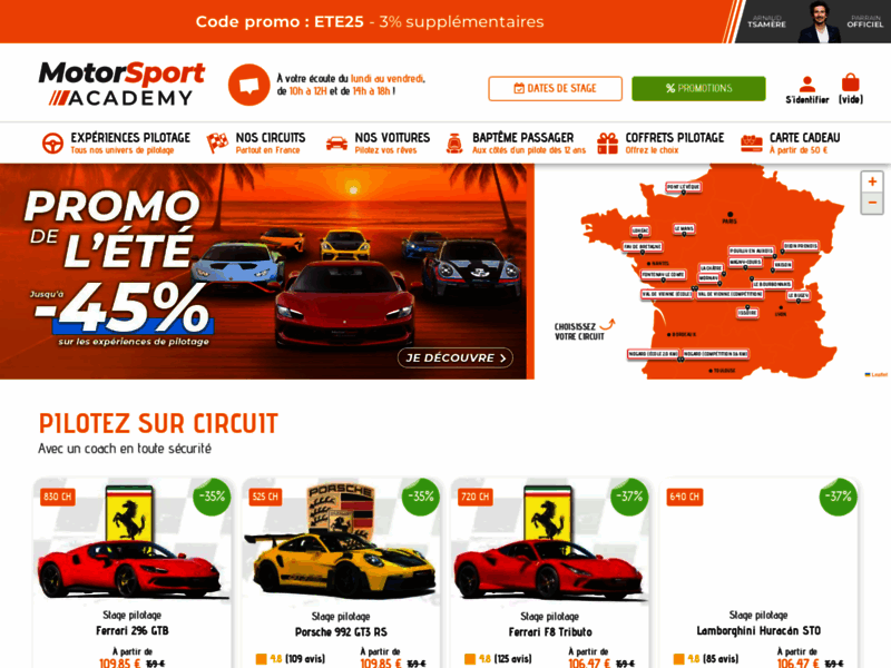 › Voir plus d'informations : Motorsport Academy - Circuit Fontenay Le Comte