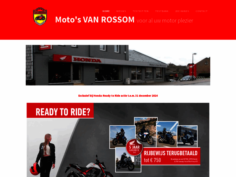 › Voir plus d'informations : Moto's Van Rossom
