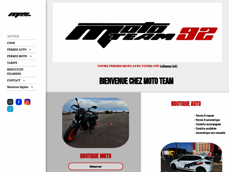 › Voir plus d'informations : Motorcycle Team 92