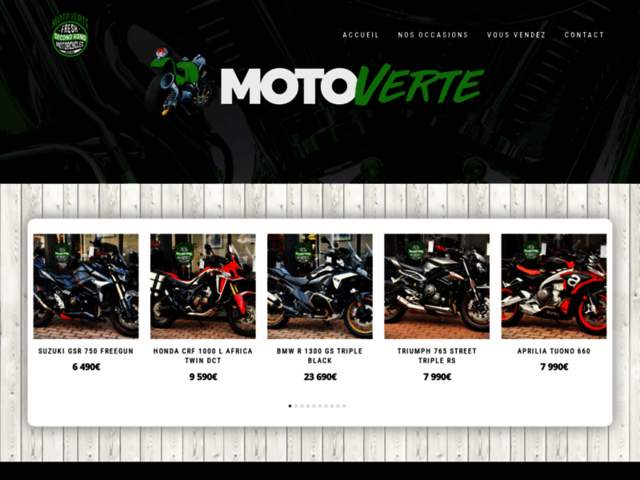 › Voir plus d'informations : Moto Verte