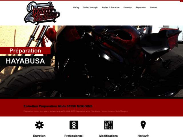 › Voir plus d'informations : Mougins Entretien Moto 2 Wheels Kustoms