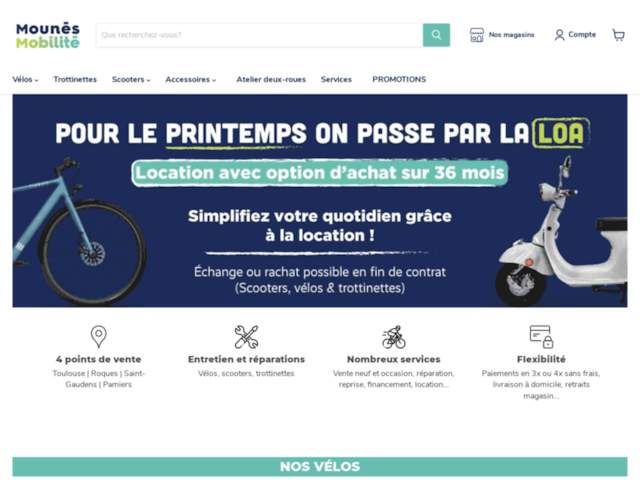 Mounès Mobilité - Toulouse Capitole | Vente et Réparation de trottinettes, vélos, scooters