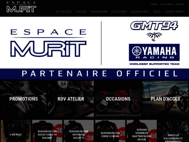 › Voir plus d'informations : Espace Murit Yamaha / Kawasaki / Ducati / Ktm | Moto Axxe Châtillon