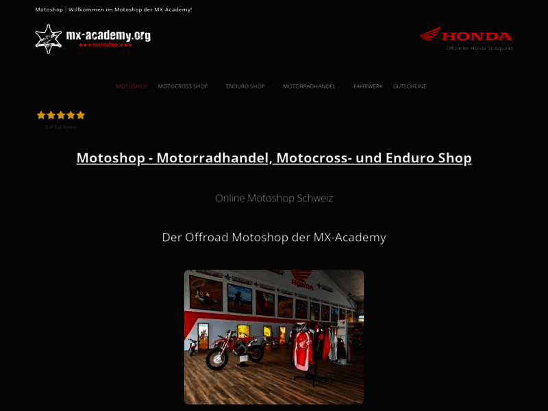 › Voir plus d'informations : Motoshop MX Motocross Academy Store