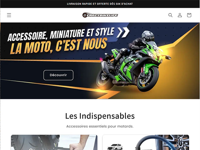 CrazyBikeLife – Boutique moto, déco, accessoires & cadeaux motards