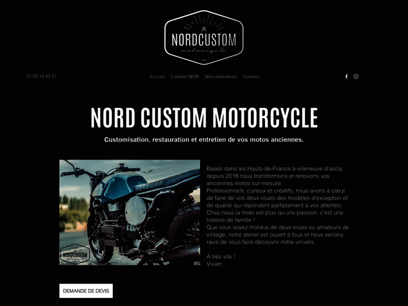 › Voir plus d'informations : Nord Custom Motorcycle