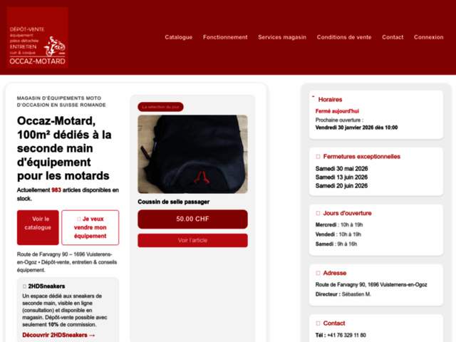 › Voir plus d'informations : Occaz-Motard