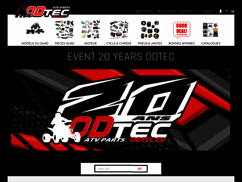 › Voir plus d'informations : Odtec, quad onderdelen