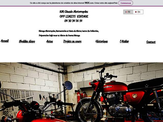 › Voir plus d'informations : Sarl KM59 Off Limits Motorcycles Vintage