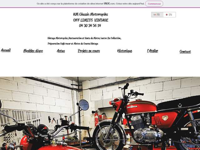 › Voir plus d'informations : Sarl KM59 Off Limits Motorcycles Vintage