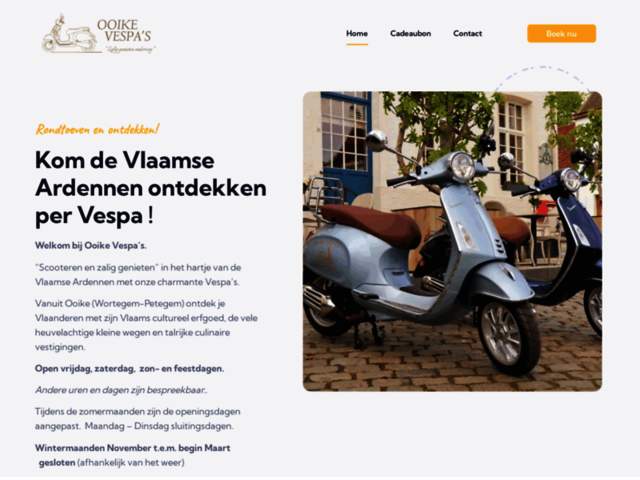 › Voir plus d'informations : Ooike Vespa's