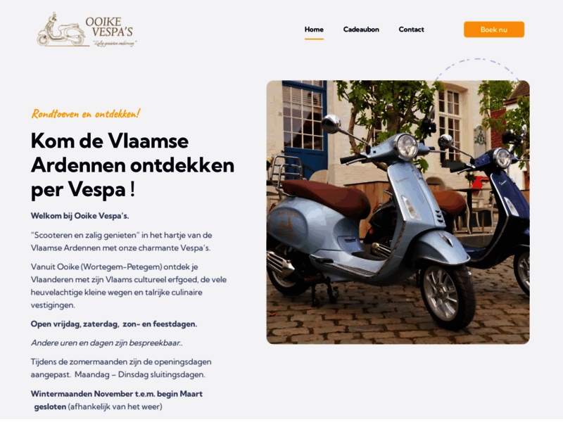 › Voir plus d'informations : Ooike Vespa's