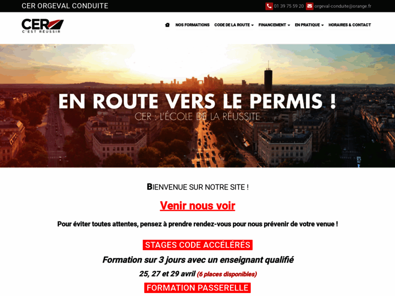 › Voir plus d'informations : Orgeval Conduite