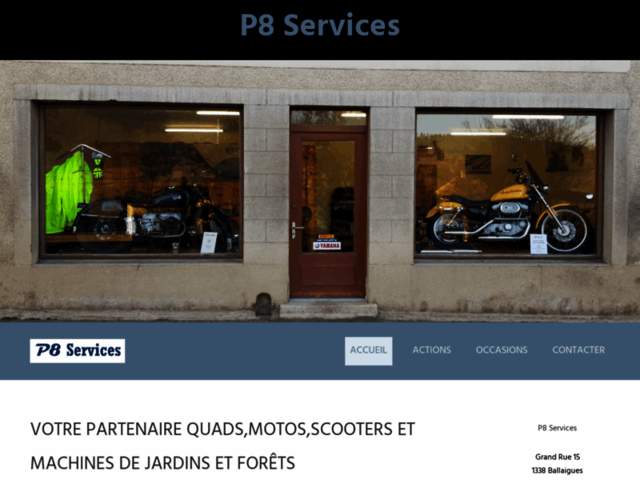 › Voir plus d'informations : P8 Services Sàrl