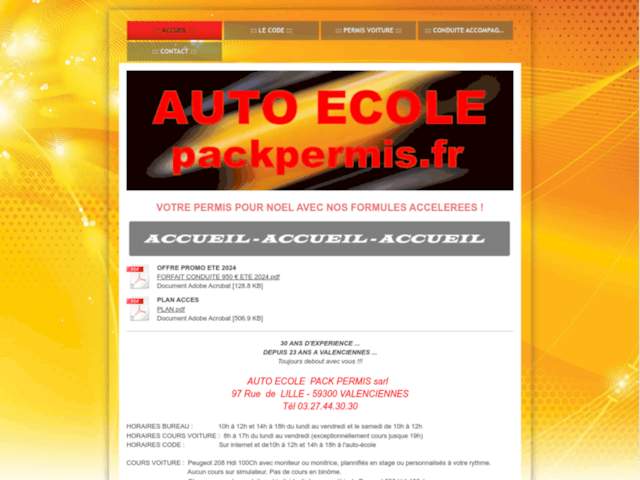 Auto Ecole Pack Permis