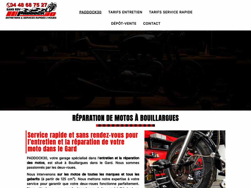 › Voir plus d'informations : PADDOCK30