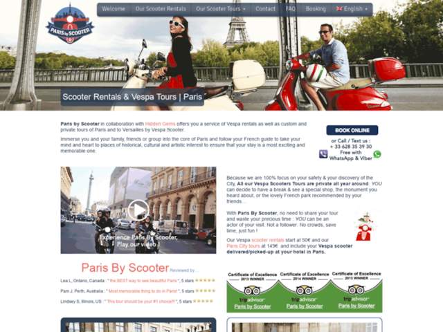 Paris By Scooter