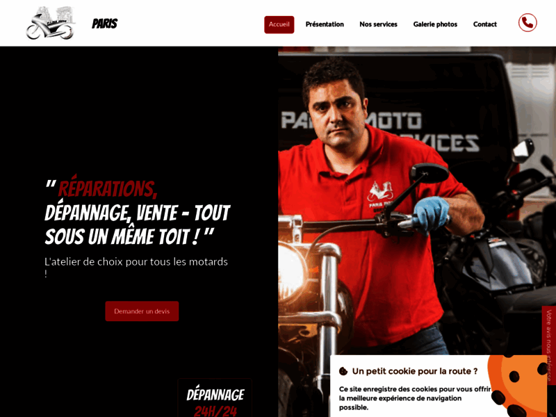 › Voir plus d'informations : PARIS MOTO SERVICES