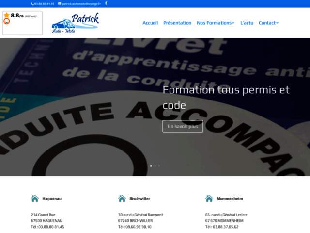 › Voir plus d'informations : Patrick Auto Moto
